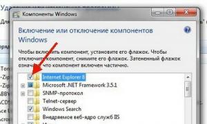 Полное удаление Internet explorer